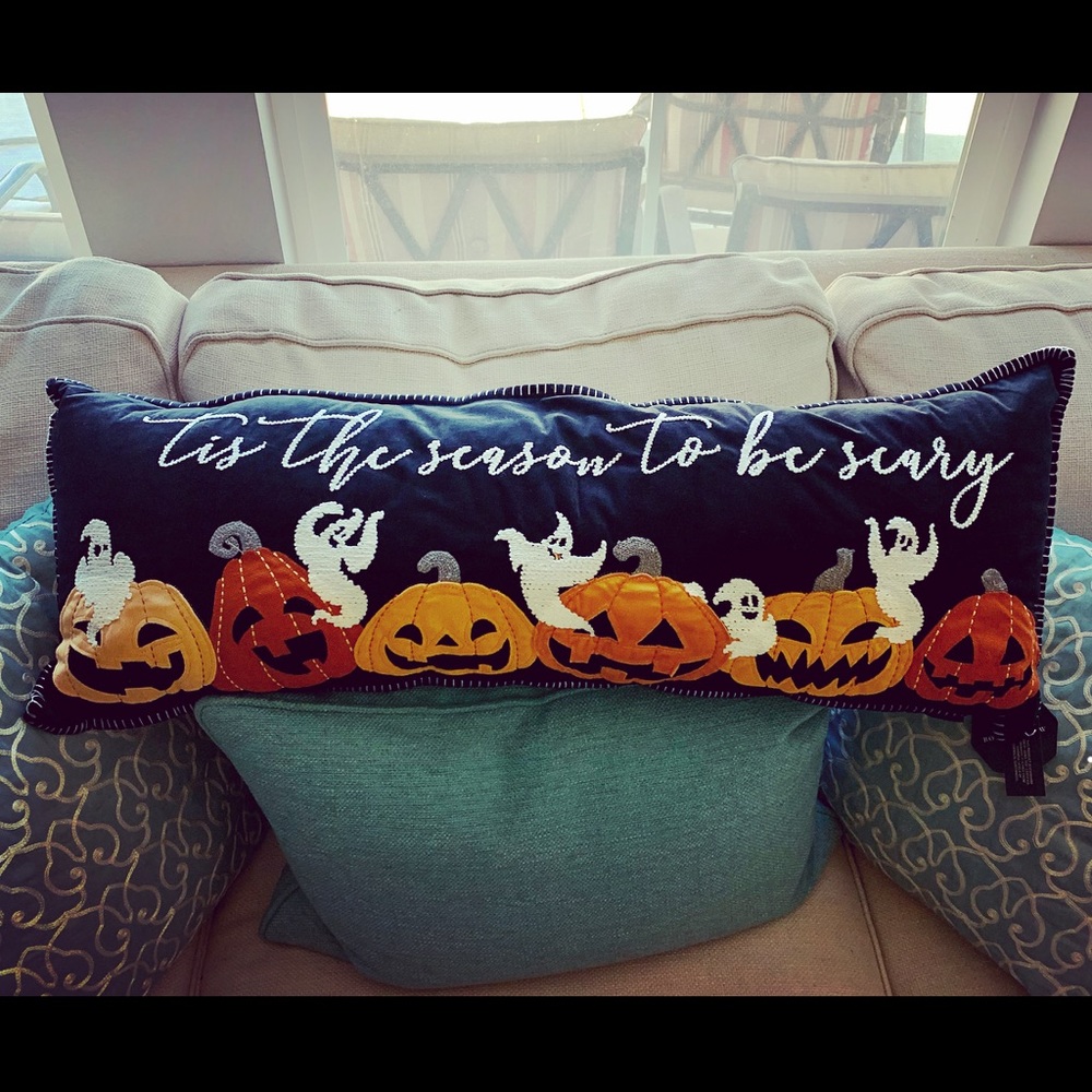 Halloween Embroidered Body Pillow